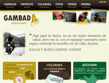 Tablet Screenshot of gambada.com